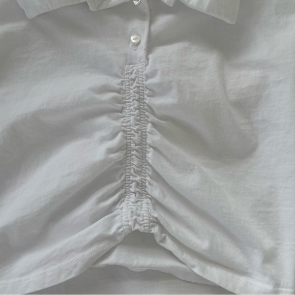 ZARA CROPPED COLLARED SHIRT - Picture 5 of 5